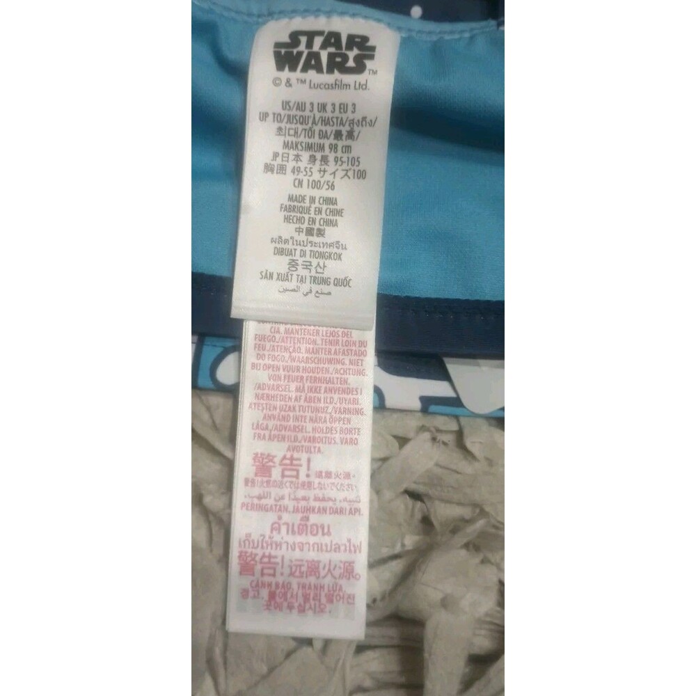 NWT Disney Store Star Wars R2-D2 Girls Two Piece Swimsuit Pink Bows Droid Size 3 - Picture 7 of 10